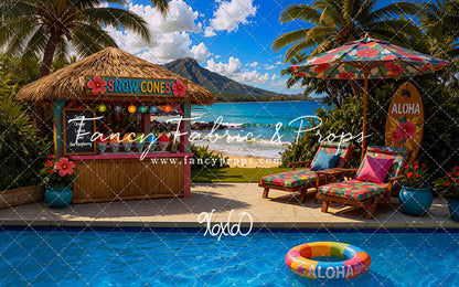 Poolside Snowcones - With Sweep Option