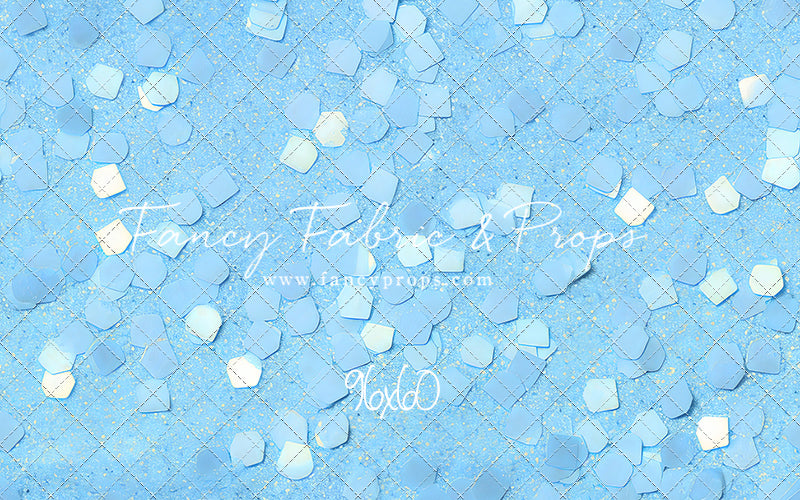 Power Blue Confetti