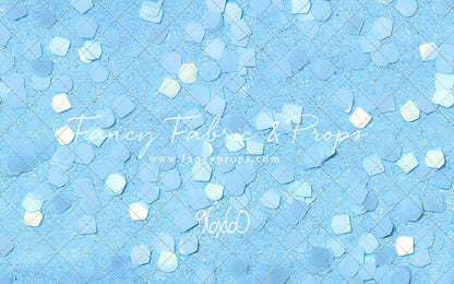 Power Blue Confetti