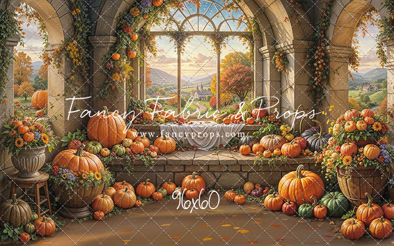 Pumpkin Patch Paradise - With Sweep Option