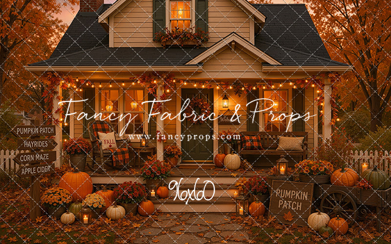 Pumpkin Patch Welcome - With Sweep Option