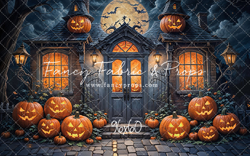 Pumpkin Path to Haunted Manor - With Sweep Option