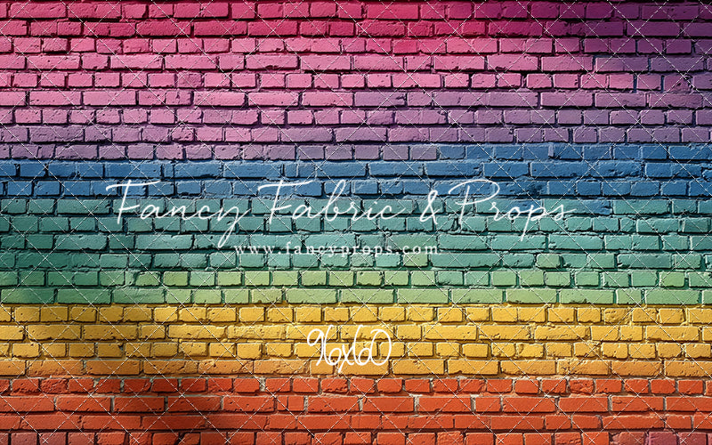 Rainbow Riot Brick - With Sweep Option