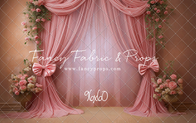 Rose Drapes - With Sweep Option