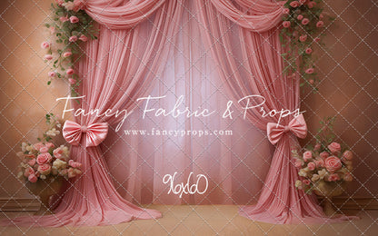 Rose Drapes - With Sweep Option