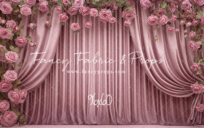 Rose Petal Curtain - With Sweep Option