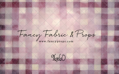 Rose Quartz Plaid - With Sweep Option