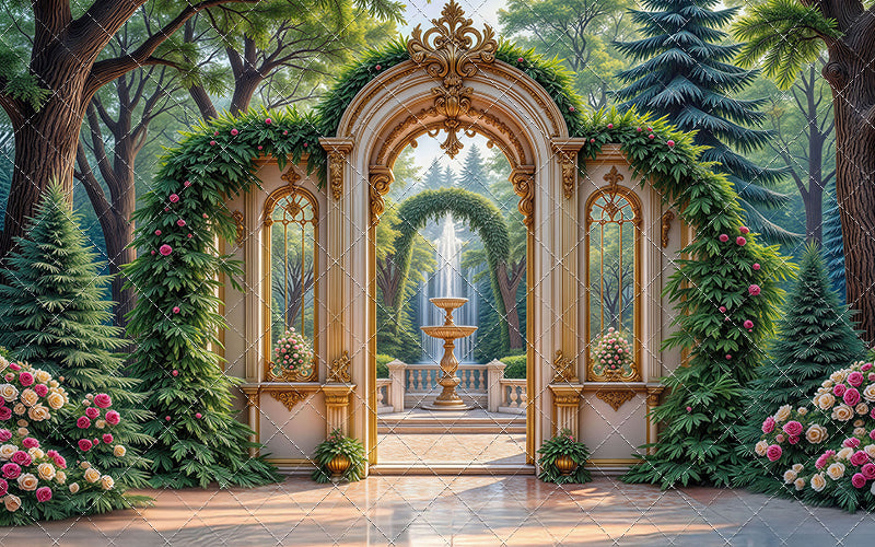 Royal Garden Gateway - With Sweep Option
