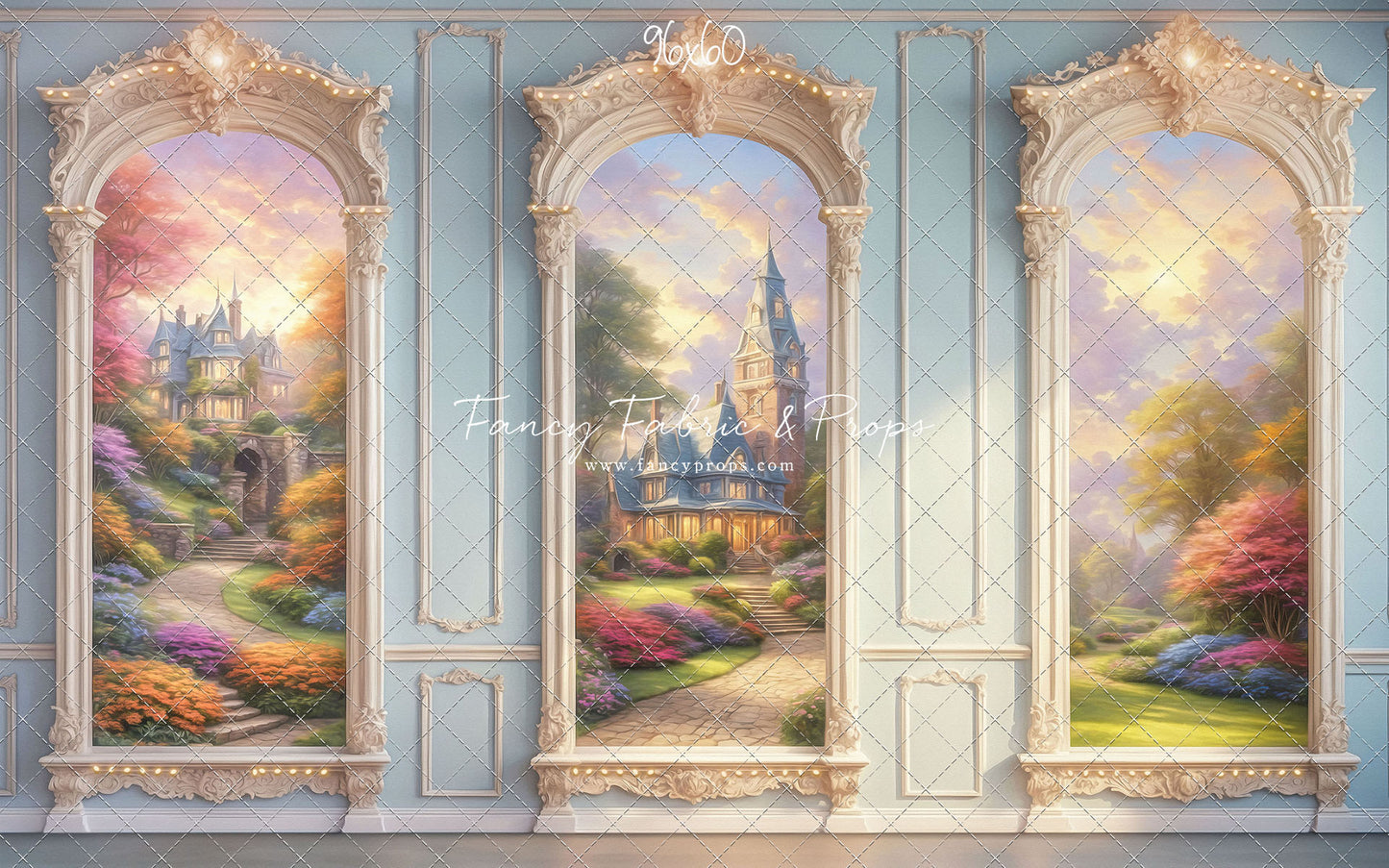 Royal Victorian Wainscoting Wall - With Sweep Option