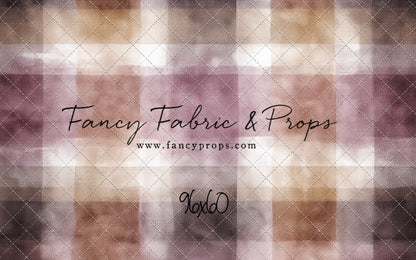 Rustic Plum Plaid - With Sweep Option