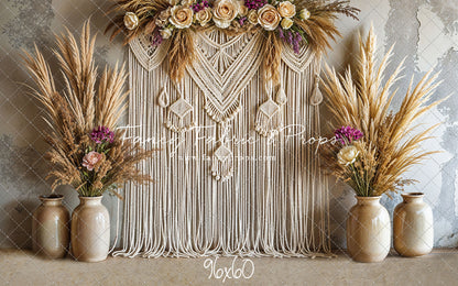Rustic Woven Tapestry - With Sweep Option