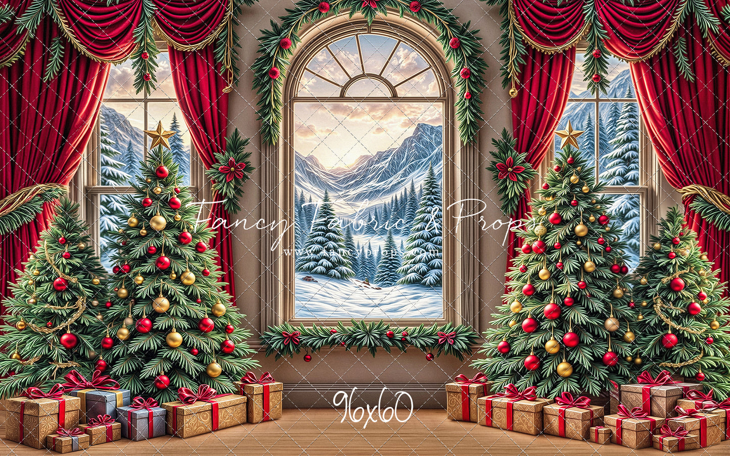 Snowfall Symphony Room - with Sweep Option