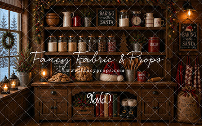 Santa's Cookie Cupboard - With Sweep Option