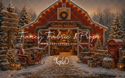 Santa's Village Barn - with Sweep Option