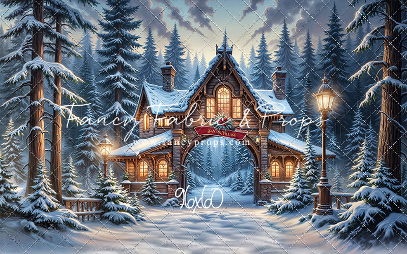 Santa's Village Entrance - With Sweep Option