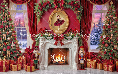Scarlet Ballerina Christmas Room - with Sweep Option