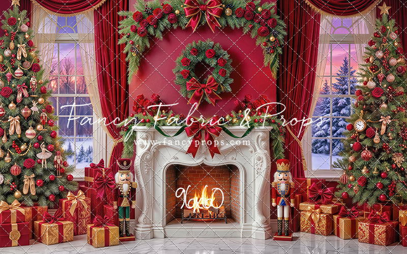 Scarlet Christmas Room - with Sweep Option
