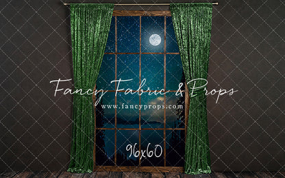 Serene Evergreen Moon