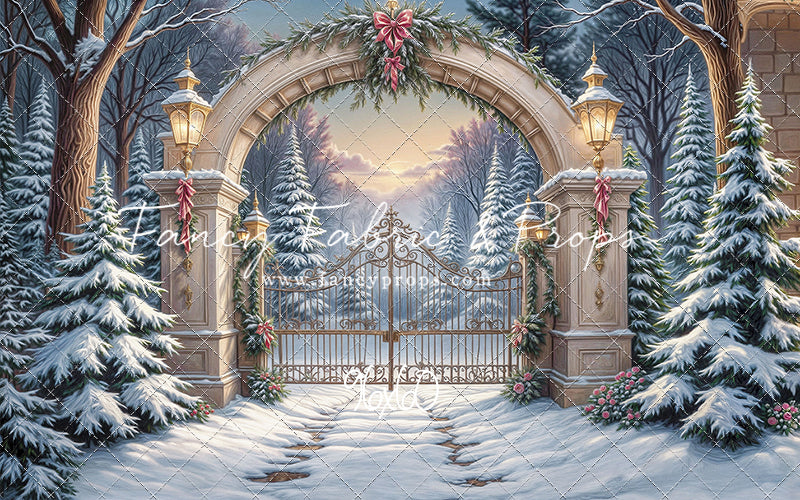 Snowfall At The Estate - with Sweep Option