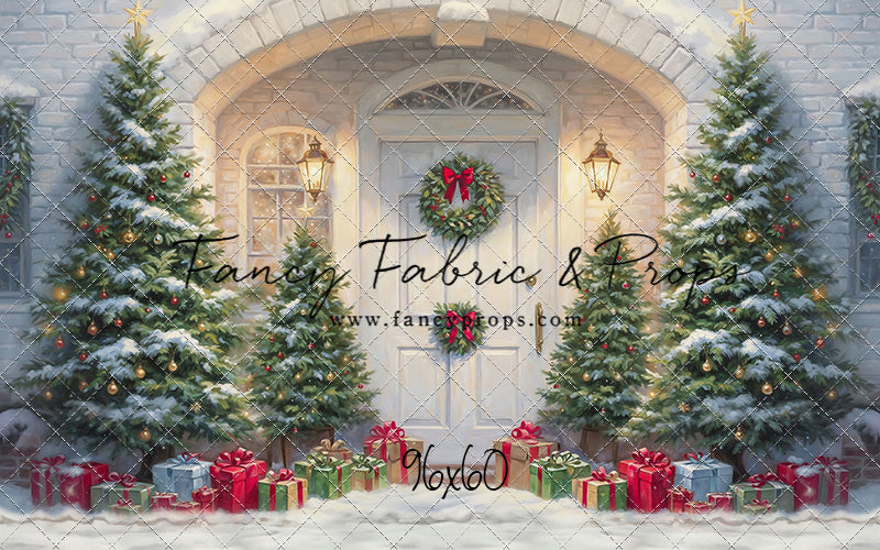 Snowy Doorstep Delight - With Sweep Option