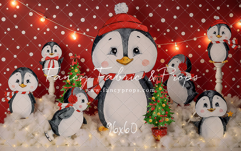 Snowy Penguin Friends