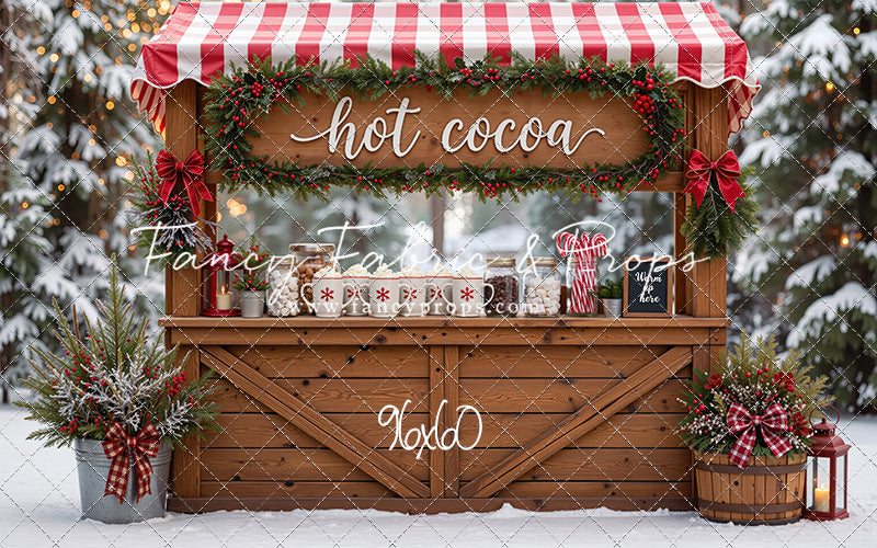 Snowy Sips Cocoa Bar - With Sweep Option