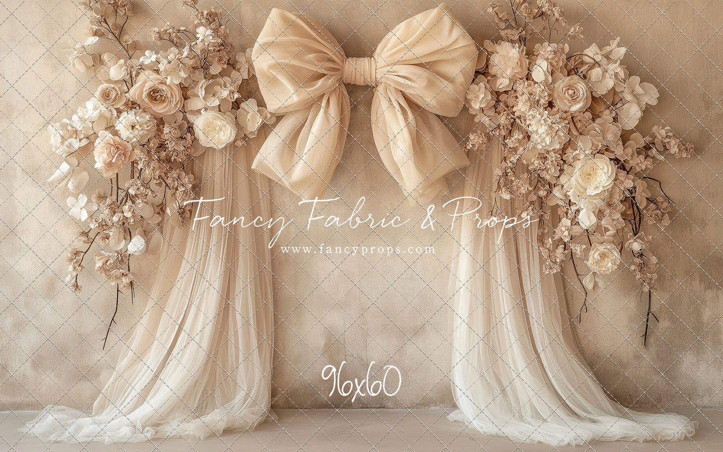 Soft Bow & Tulle - With Sweep Option