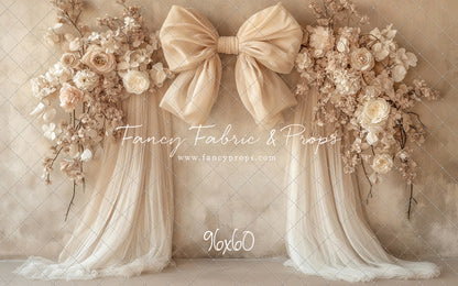 Soft Bow & Tulle - With Sweep Option