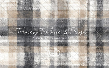 Stone & Sand Tartan - With Sweep Option