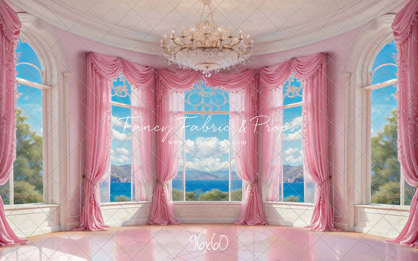 Summer Season Victorian Window - Marble Floor - With Sweep Option