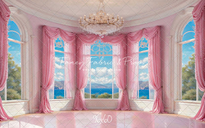 Summer Season Victorian Window - Marble Floor - With Sweep Option