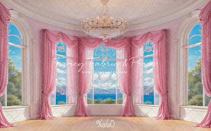 Summer Season Victorian Window - Wood Floor - With Sweep Option