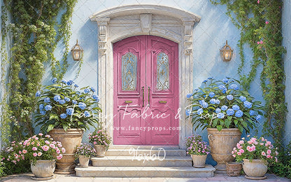 Summertime Patio - Pink Door - With Sweep Option