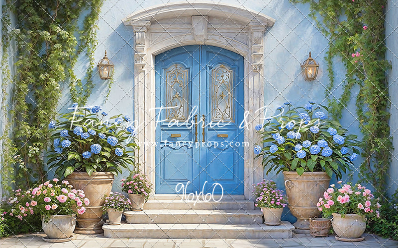 Summertime Patio - Blue Door - With Sweep Option