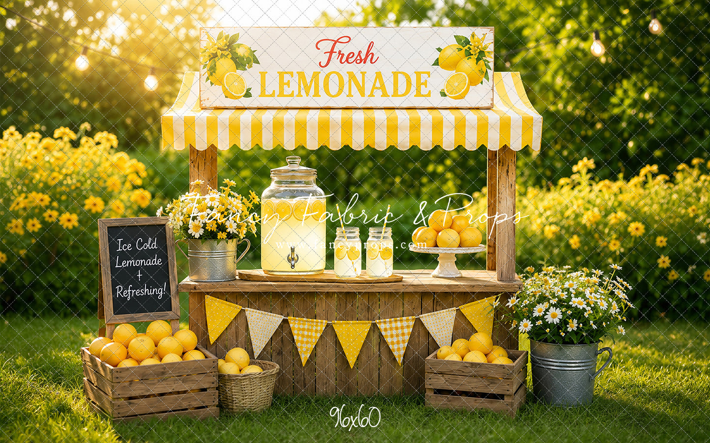 Sunny Days Lemonade Stand - With Sweep Option