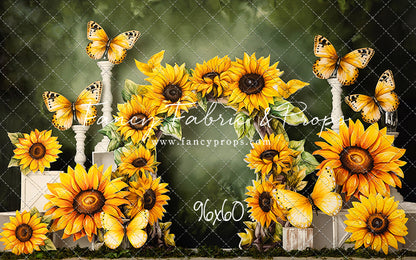 Sunny Flowers & Butterflies