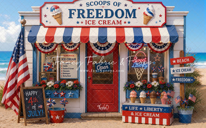 Sweet Liberty Ice Cream - With Sweep Option