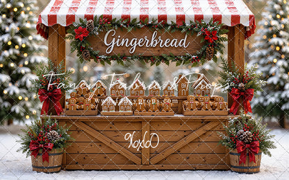 Sweet Spruce Gingerbread Stand - With Sweep Option