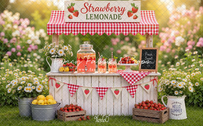 Sweet Strawberry Sips - With Sweep Option