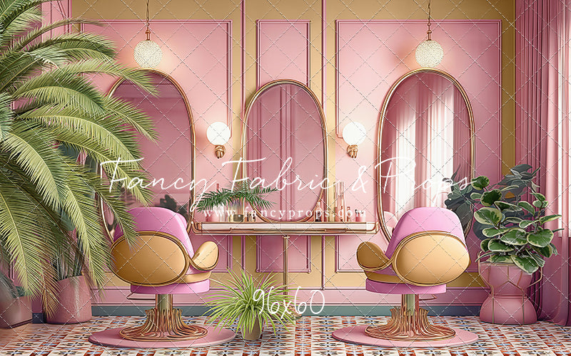 Teresa's Vanity - Tile Floor Option - With Sweep Option