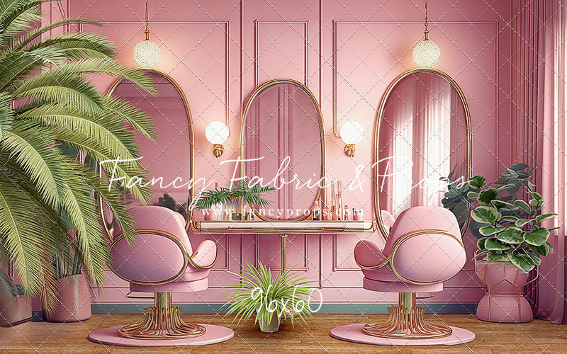 Teresa's Vanity - Wood Floor Option - With Sweep Option