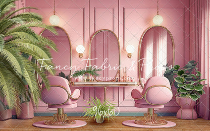 Teresa's Vanity - Wood Floor Option - With Sweep Option