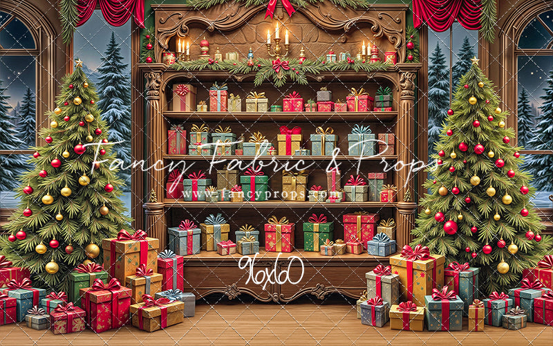 The Christmas Curio Cabinet - with Sweep Option