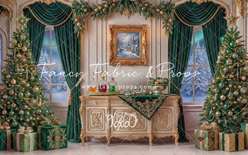The Gilded Green Room  - with Sweep Option