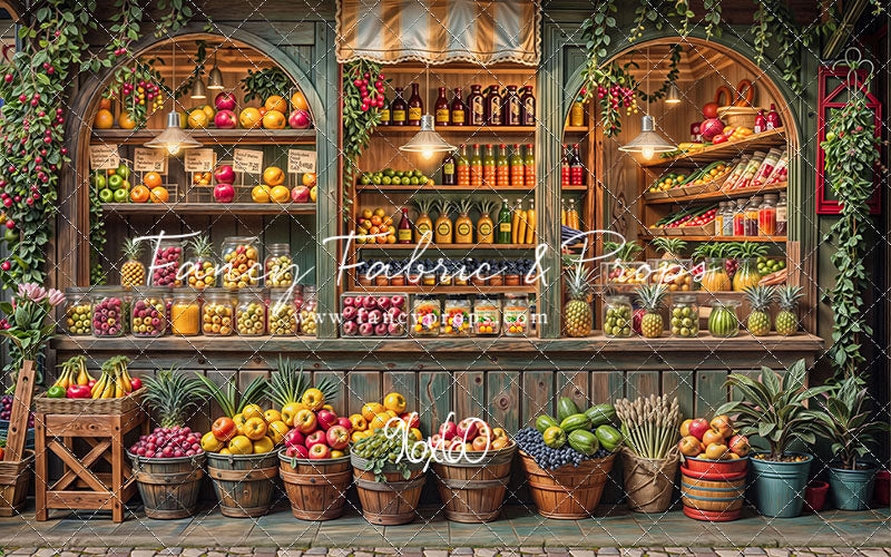 Tropical Fruit Market - With Sweep Option