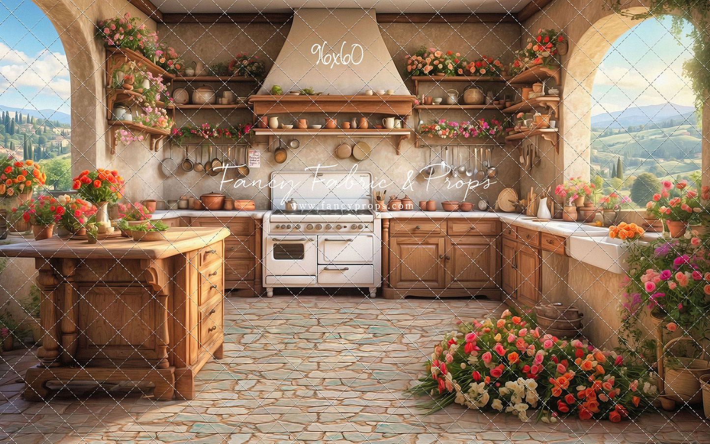 Tuscan Kitchen- With Sweep Option