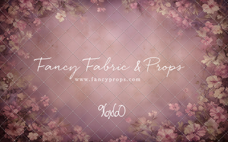 Vintage Mauve Petals - With Sweep Option