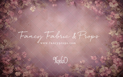 Vintage Mauve Petals - With Sweep Option