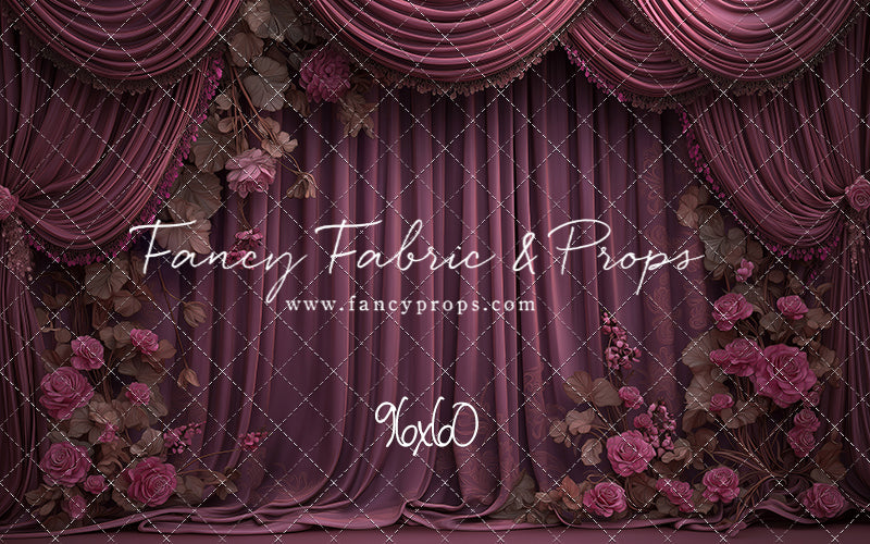 Vintage Plum Romance - With Sweep Option