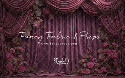 Vintage Plum Romance - With Sweep Option